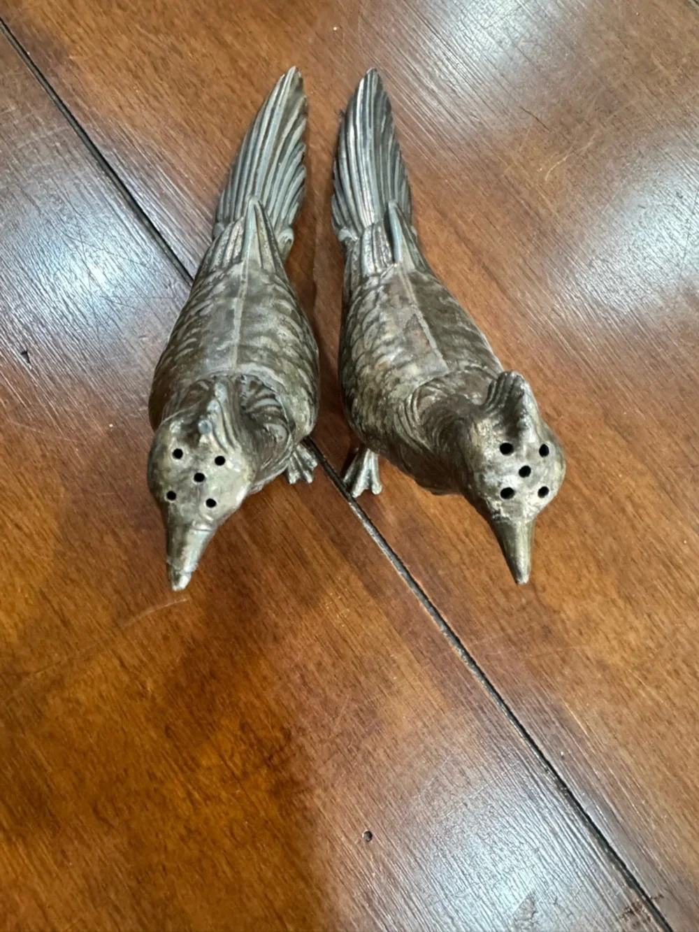 Vintage W.B. Mfg Co Silverplate Bird Salt Pepper Shaker C94/2 Pheasant Single
